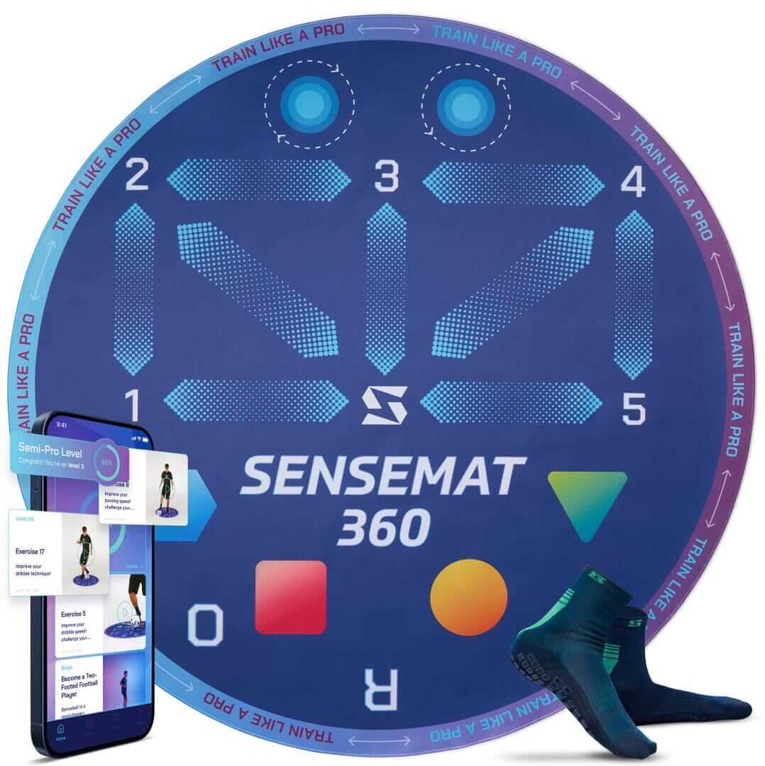 Cognitive + Footwork Soccer Training Mat | SenseMat 360 - Image 3