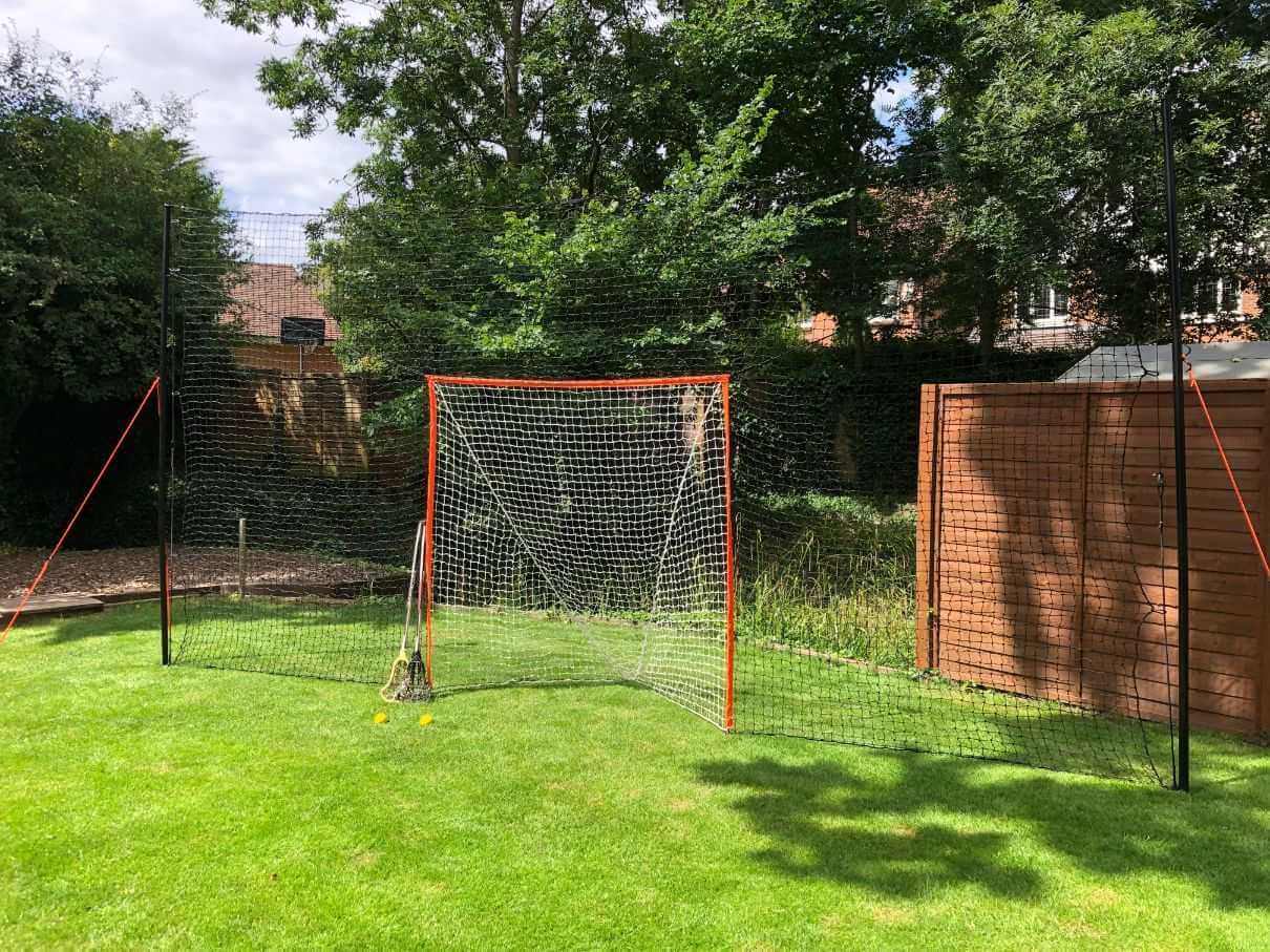 2-in-1 Lacrosse Goal with Backstop - Image 7