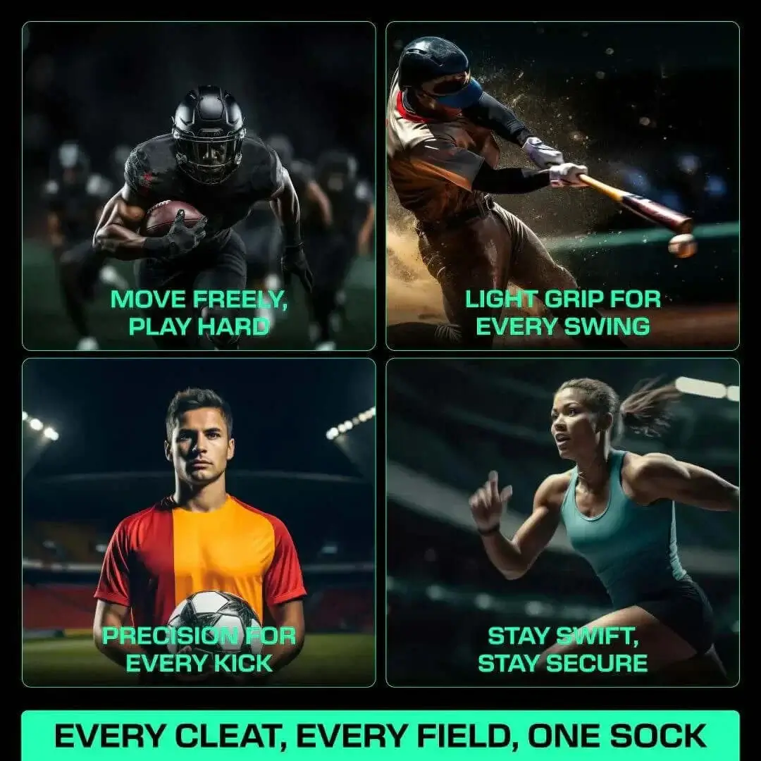 Grip Cleat Socks by LUX - Calf - Adult One-Size - Image 6