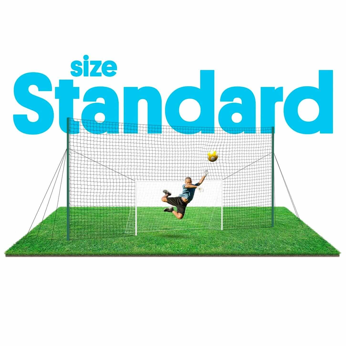 The Ultimate Soccer Goal + Rebounding Backstop